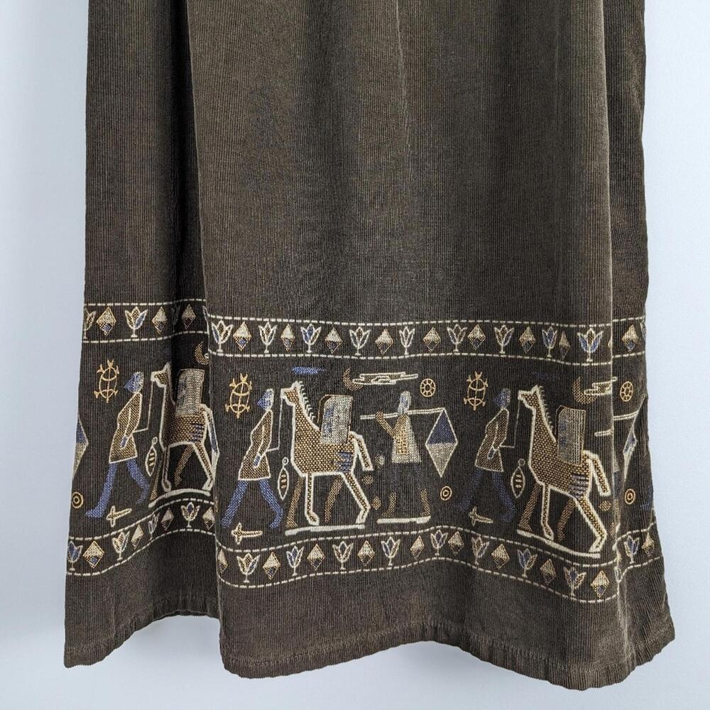 Women's Bohemian Embroidered Maxi Skirt Approximate Size XS - Picture 2 of 6